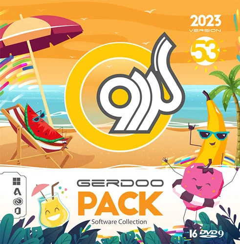 Gerdoo Pack V53 16DVD9 مجموعه نرم افزار گردو نسخه 53